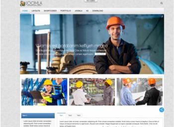 Mx joomla130 Construction and Industrial Joomla Template